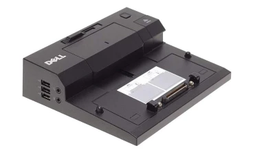 Dockingmodul von Dell mit mehreren USB-Ports und proprietärem Anschluss für Unternehmens-Notebooks