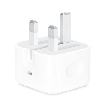 Apple UK Schnellladegerät | 20 Watt | Modell A2344 | USB-C Power Adapter | Weiß | inkl. Ladekabel