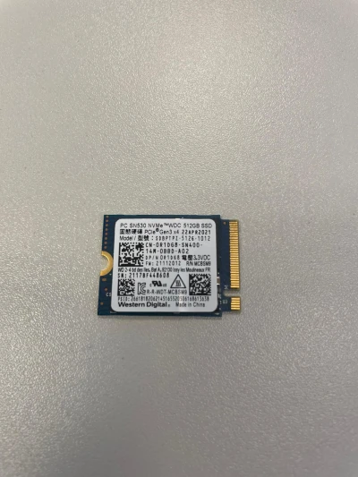 Western Digital 512 GB SSD SN530 NVMe M.2 2230 PCIe Gen3 x4 (SDBPTPZ-512G)