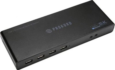 Prokord UG69PD1 USB-C Dual 4K Universal Docking Station | 2x DP 2x HDMI | inkl. Zubehör