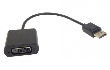 HP 752660-001 DisplayPort auf DVI Adapter schwarz