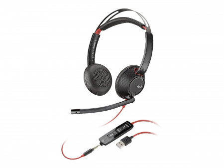 Poly Blackwire 5220 | Headset-On-Ear | kabelgebunden | schwarz