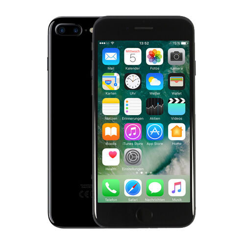 Apple iPhone 7 Plus 256GB diamantschwarz Smartphone ohne Simlock 4G LTE A1784