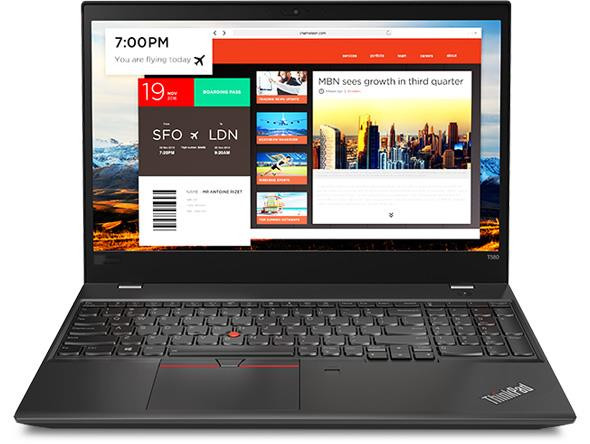 Lenovo ThinkPad T580 Intel i7-8650U 16GB RAM 256GB SSD FHD GeForce MX150 W10P