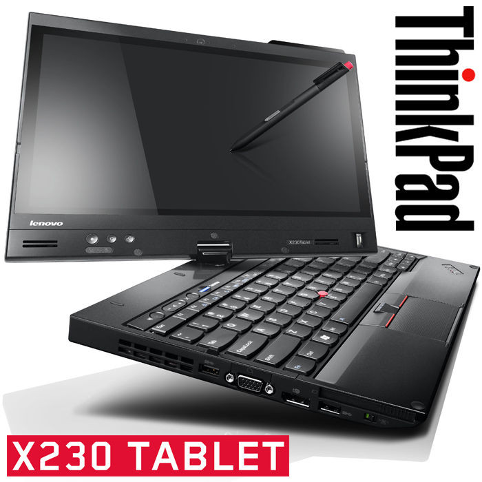 Lenovo X230 Tablet 12 Zoll i5-3320M 4GB RAM 320GB HDD CMR FPR W10P