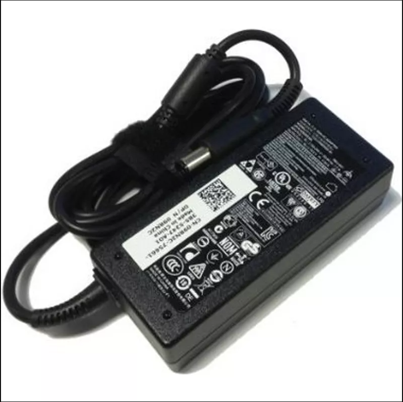 DELL Netzteil 65 Watt 19.5V | AC Adapter | Ladegerät mit Netzkabel für Notebook