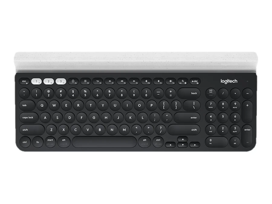 Logitech Tastatur K780 Multi-Device | USB-Tastatur | kabellos | schwarz | Belgisch