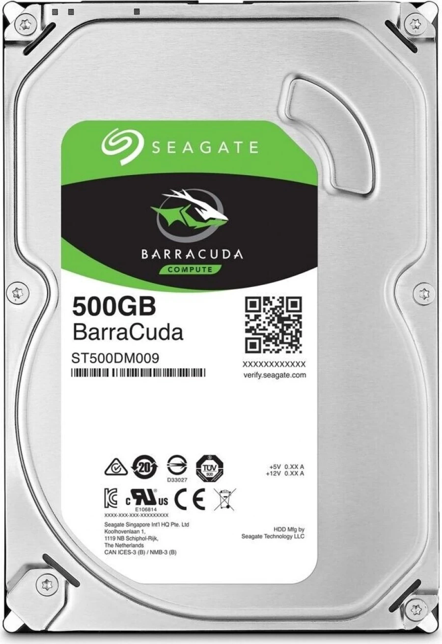 SEAGATE BARRACUDA Festplatte 500GB HDD SATA3 7200 RPM 32MB 3,5 Zoll
