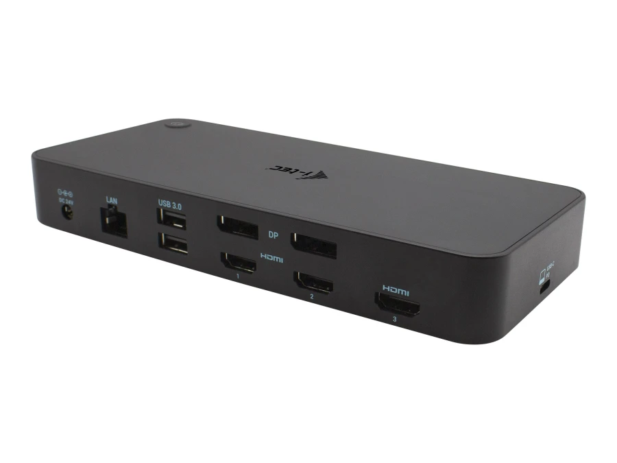 i-tec USB-C/Thunderbolt 3 Triple 4K Dockingstation | 2x DisplayPort 3x HDMI | ohne Netzteil