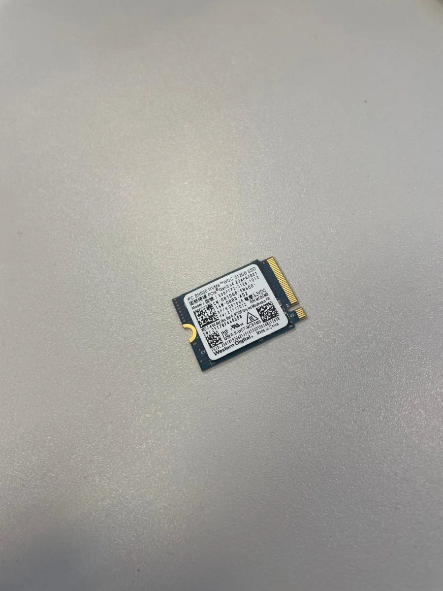 Western Digital 512 GB SSD SN530 NVMe M.2 2230 PCIe Gen3 x4 (SDBPTPZ-512G)