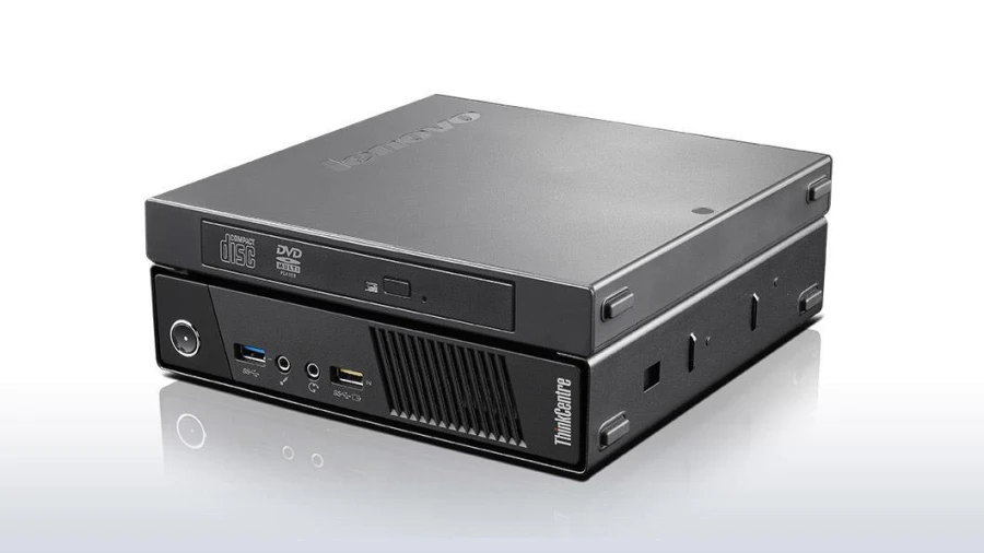 Lenovo ThinkCentre M93p Tiny i5-4590T 2,0GHz 8GB RAM 500GB HDD Win 10 Pro + DVD