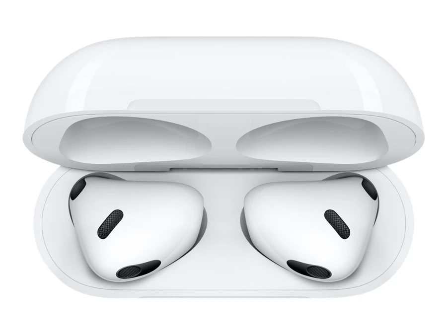Apple AirPods 3. Generation mit Ladecase | True Wireless-Kopfhörer mit Mikrofon