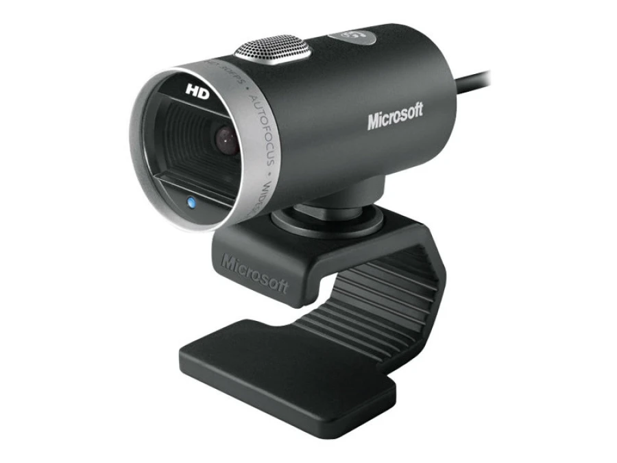 Microsoft LifeCam Cinema | Model 1393 | 1280 x 720 HD | USB | schwarz/silber