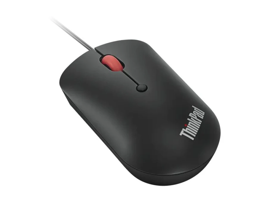 Lenovo ThinkPad USB-C Kompaktmaus | Kabelgebunden | rechts- und linkshändig | Schwarz