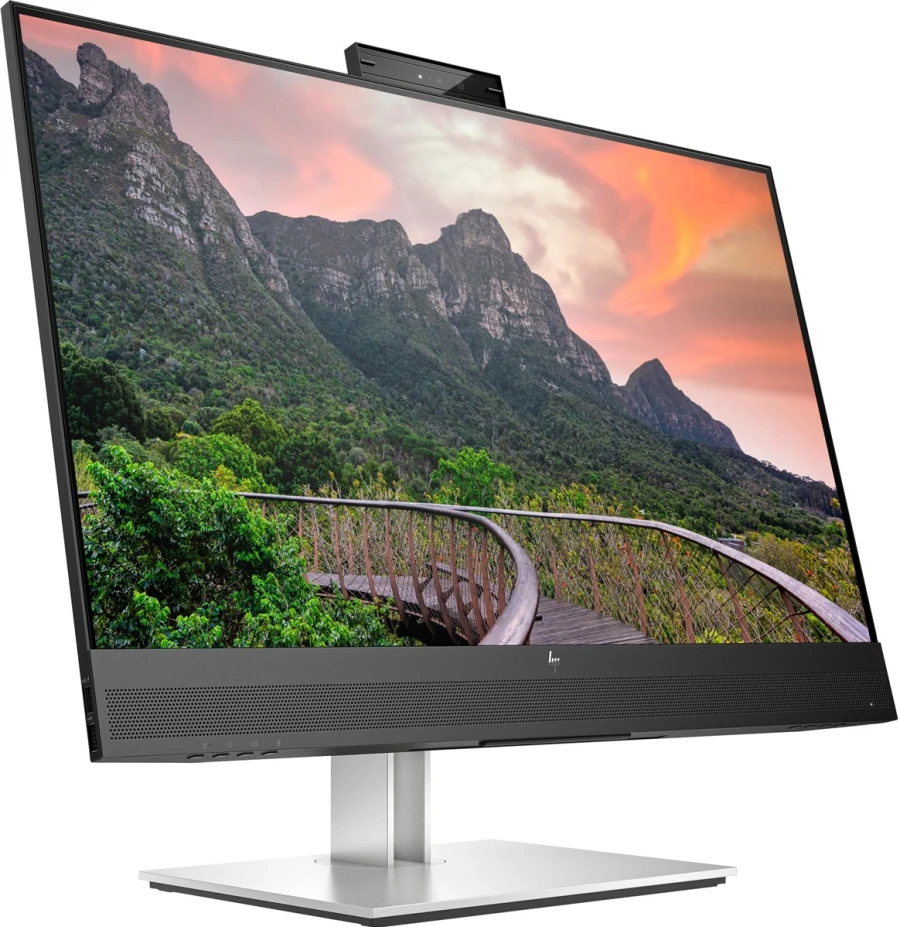 HP E27m G4 Monitor | 27" | QHD | DisplayPort HDMI | Webcam | schwarz