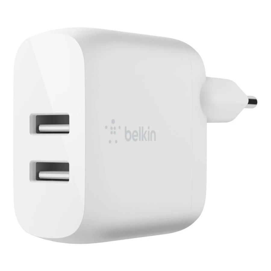 Belkin BoostCharge | 24 Watt Netzteil | 2 Ausgabeanschlussstellen | USB-A