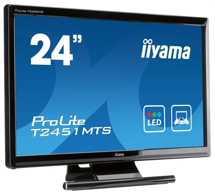 Iiyama ProLite Monitor T2451MTS | 23,6" | Full HD | Touch | schwarz