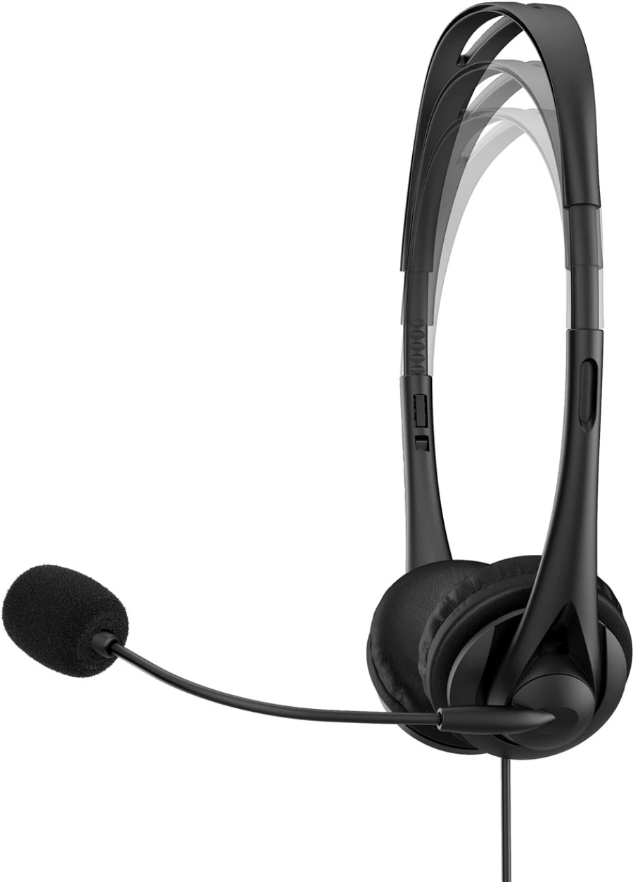 HP Stereo Headset G2 | 3,5mm Stecker | On-Ear | Kabelgebunden | Schwarz