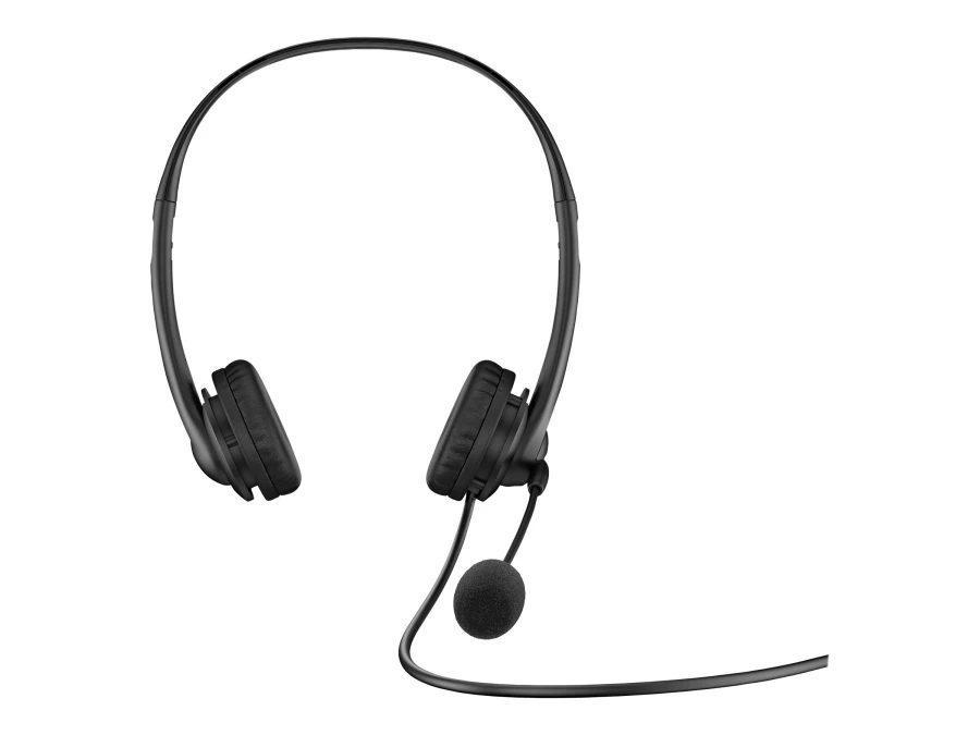 HP Stereo Headset G2 | 3,5mm Stecker | On-Ear | Kabelgebunden | Schwarz