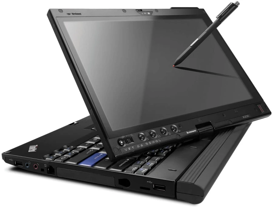 Lenovo ThinkPad X200 Tablet Intel 1,86GHz 4GB 250GB HDD HD 1280x800 Win 10 Pro