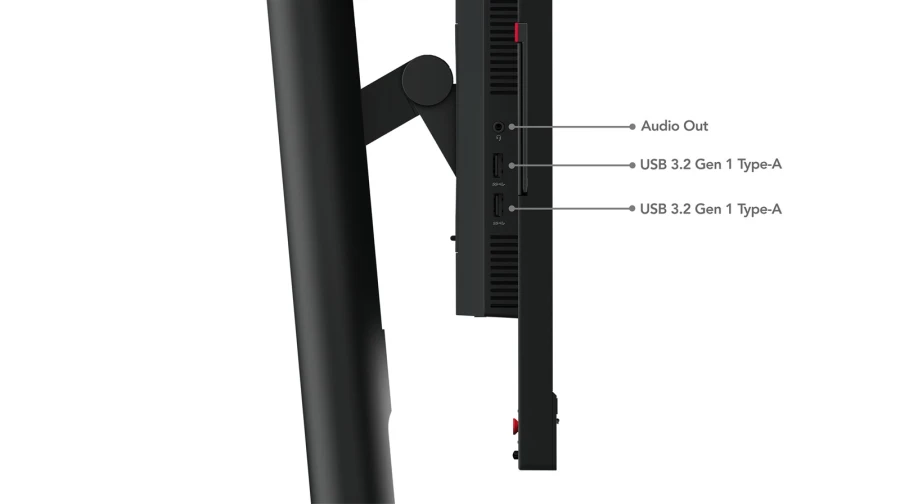 Lenovo ThinkVision T24v-30 | 24" | Webcam | 75 Hz | Full HD | HDMI DP VGA