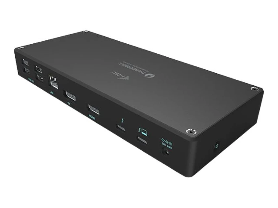 i-tec Thunderbolt 3 Triple Display Dockingstation | USB-C DisplayPort HDMI | ohne Netzteil