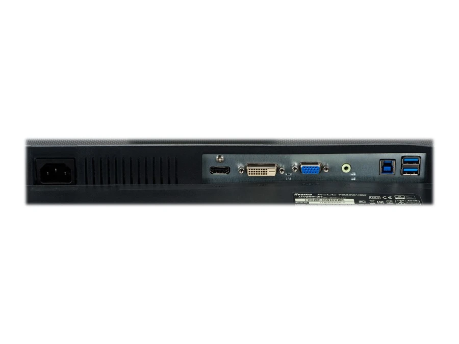 iiyama ProLite Monitor T2336MSC-B1 | 23" | IPS | DVI VGA HDMI | FHD | Touch | Schwarz