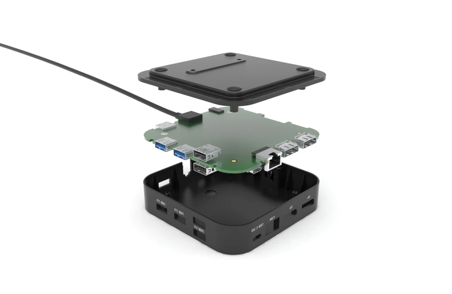 i-tec USB-C Dockingstation | 4K 2x DisplayPort | Universal Dock | ohne Netzteil