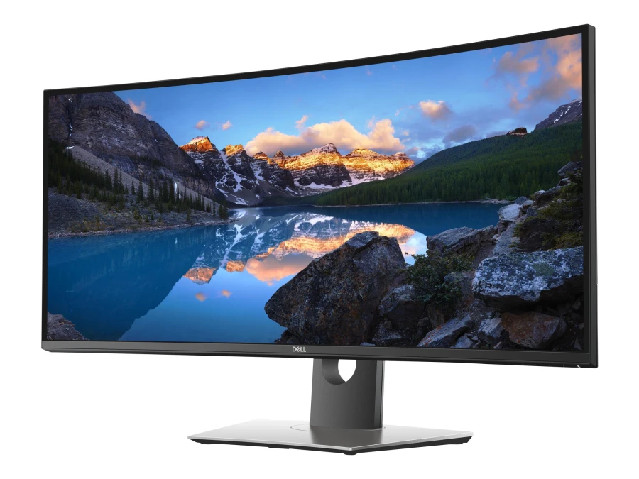 Dell UltraSharp U3419W | 34" | UWQHD | Curved | DisplayPort HDMI USB-Hub | schwarz/silber