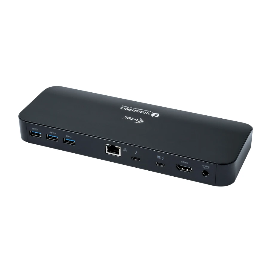 i-tec Thunderbolt 3 Dockingstation | Dual 4K | HDMI USB-C USB-A | ohne Netzteil