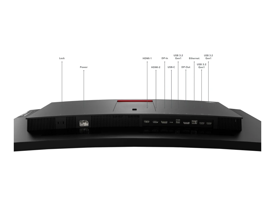 Lenovo ThinkVision P34w-20 | 34" | WQHD | Curved | HDMI DP USB-C USB-Hub | Schwarz