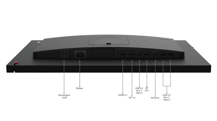Lenovo ThinkVision T24mv-30 | 24" | LED IPS | 75Hz | Webcam | Full HD | schwarz