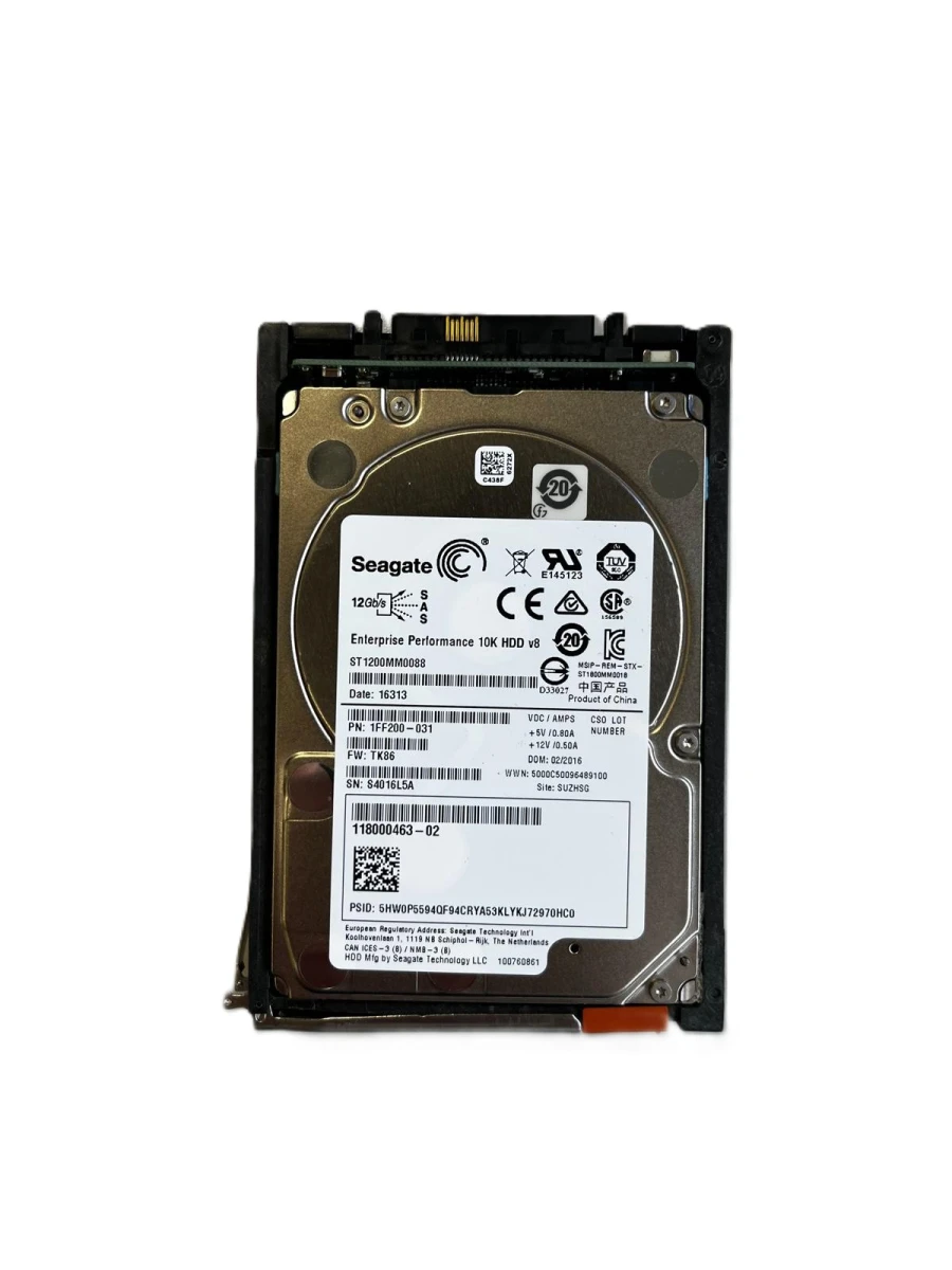 Seagate 1.2 TB HDD Server-Festplatte | 2.5" | 10K SAS 12 Gb/s | PN: 1FF200-031