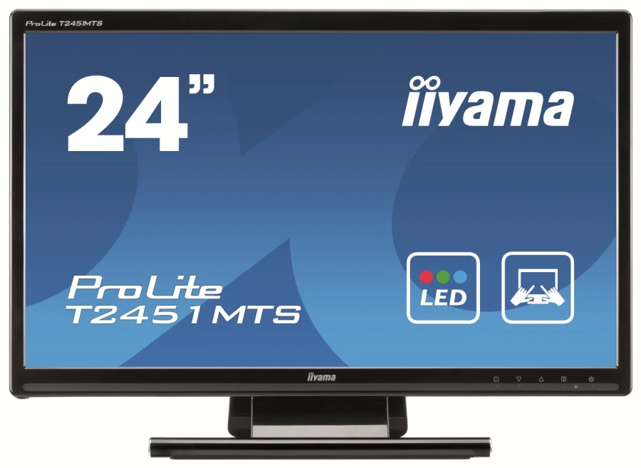 Iiyama ProLite Monitor T2451MTS | 23,6" | Full HD | Touch | schwarz