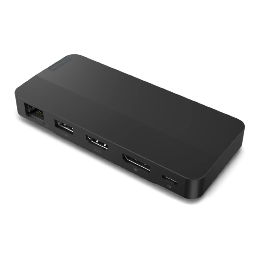 Lenovo USB-C Dual Display Travel Dock 40B9 | 4K UHD | USB-C DisplayPort HDMI | inkl. Netzteil
