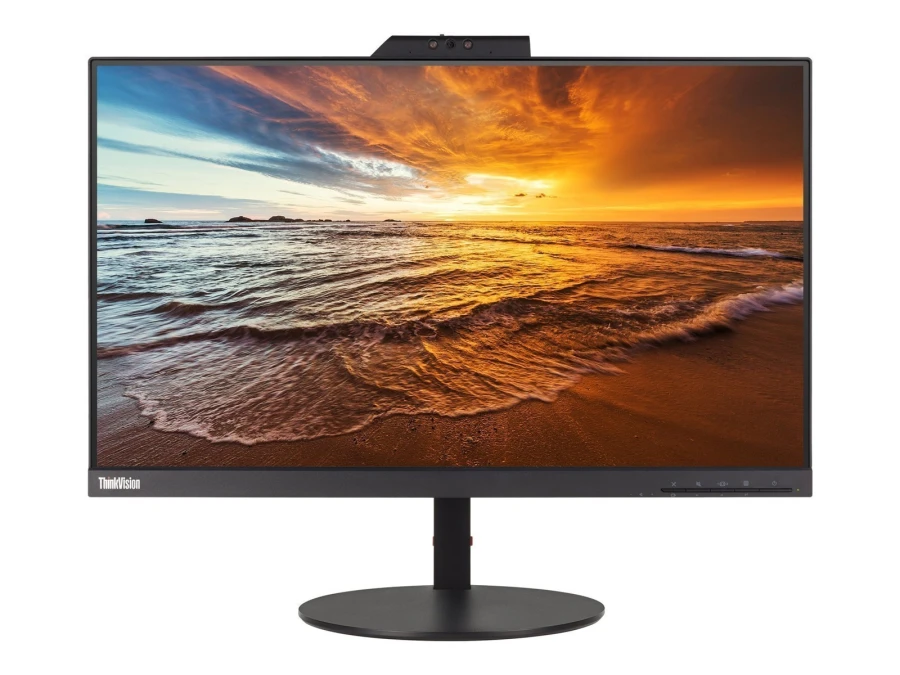 Lenovo ThinkVision T24v-10 | 23.8" | LED IPS Full HD Monitor | Webcam | HDMI DP VGA