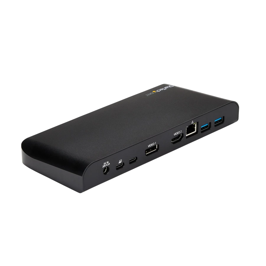 StarTech Dual-Monitor USB-C Dock | DisplayPort HDMI USB-C USB 3.0 | ohne Netzteil | B-Ware