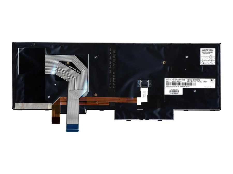 Lenovo ThinkPad Tastatur | Dänisch | QWERTY | Tastaturbeleuchtung | für T570 T580 P51s P52s