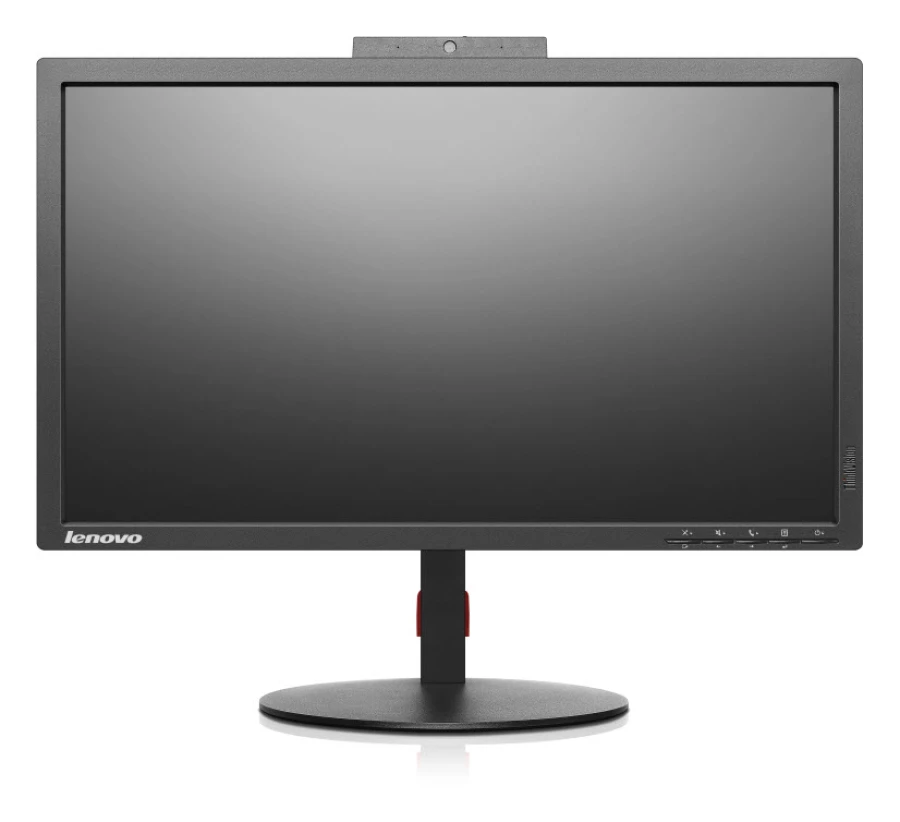 Lenovo ThinkVision T2224zD | 21,5" | Full HD LED IPS Monitor | Webcam VGA HDMI DP | Schwarz