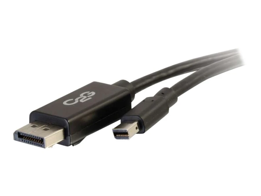 C2G Adapterkabel | Mini-DisplayPort auf DisplayPort | 2 Meter | Schwarz