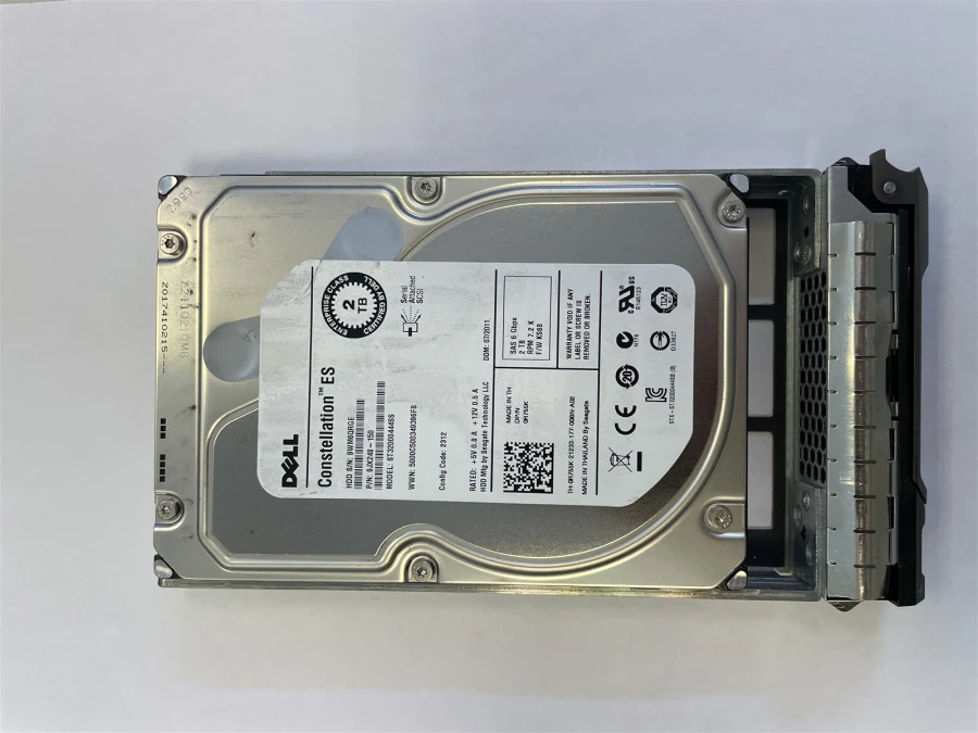 Dell 2 TB HDD Server-Festplatte | 3,5" | 7,2K SAS 6 Gb/s | 0R755K | 9JX248-150