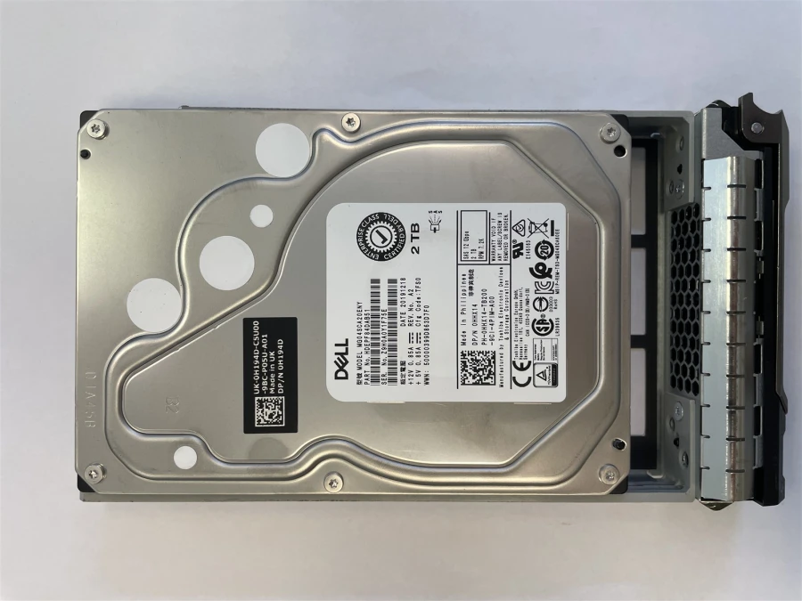 Dell 2 TB HDD Server-Festplatte | 3,5" | 7,2K SAS 12 Gb/s | 0HHX14 | HDEPF84DAB51