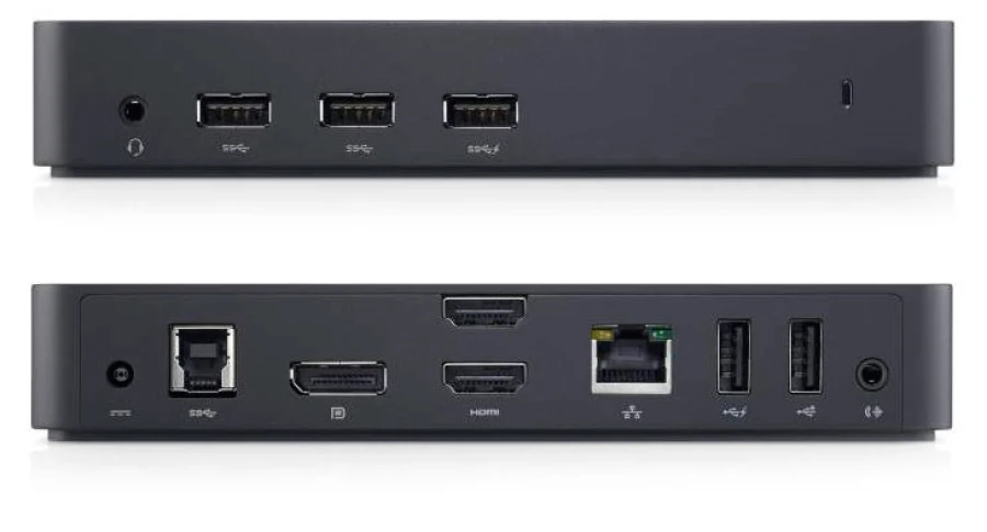 Dell D3100 Dockingstation USB 3.0 Dock Ultra HD | mit Netzteil
