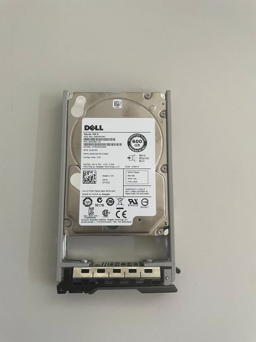 DELL 600 GB HDD Server-Festplatte | 2.5" | 10K SAS 6 Gb/s | PN: 9WG066-150