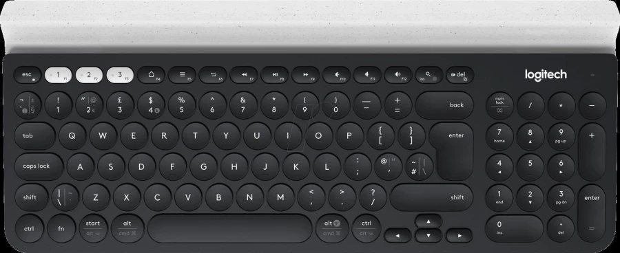 Logitech Tastatur K780 Multi-Device | USB-Tastatur | kabellos | schwarz | US/NL