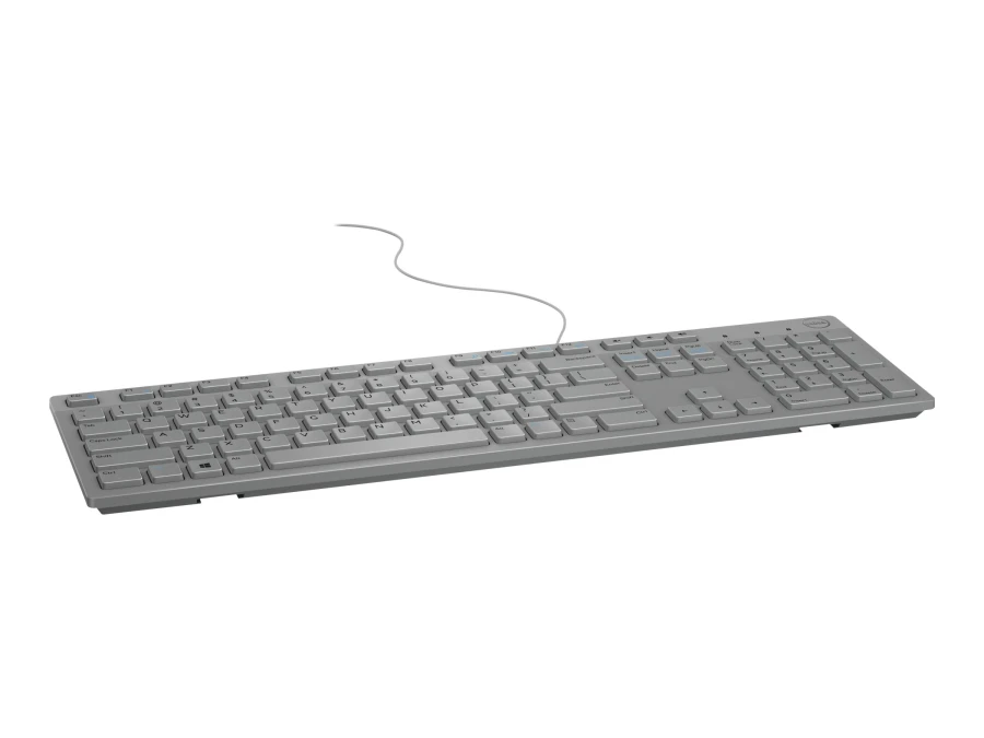 Dell KB216 Tastatur | QWERTZ - deutsch | USB | Handballenauflage | Grau