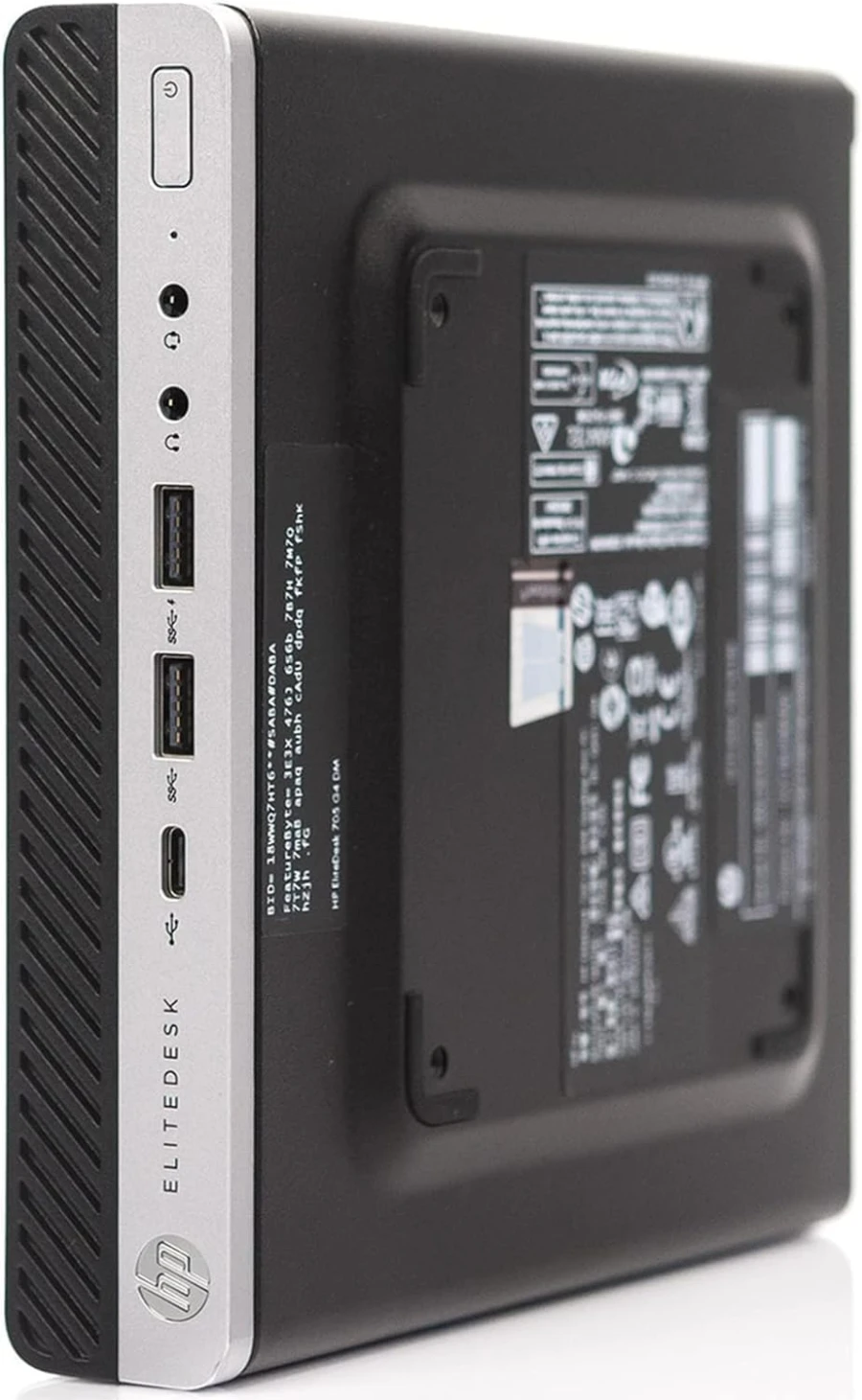 HP EliteDesk 705 G4 Mini | AMD Ryzen 5 2400G | 8GB RAM | 256GB SSD | Win 11 Pro