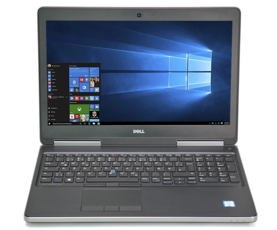 Dell Precision 7520 | 15,6" | i7-7820HQ | 16GB RAM | 256GB SSD | Full HD | M2200 | Win 10 Pro | DE