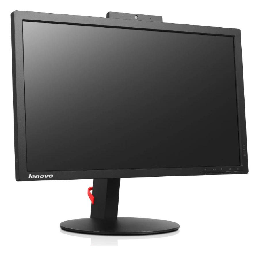 Lenovo ThinkVision T2224zD | 21,5" | Full HD LED IPS Monitor | Webcam VGA HDMI DP | Schwarz