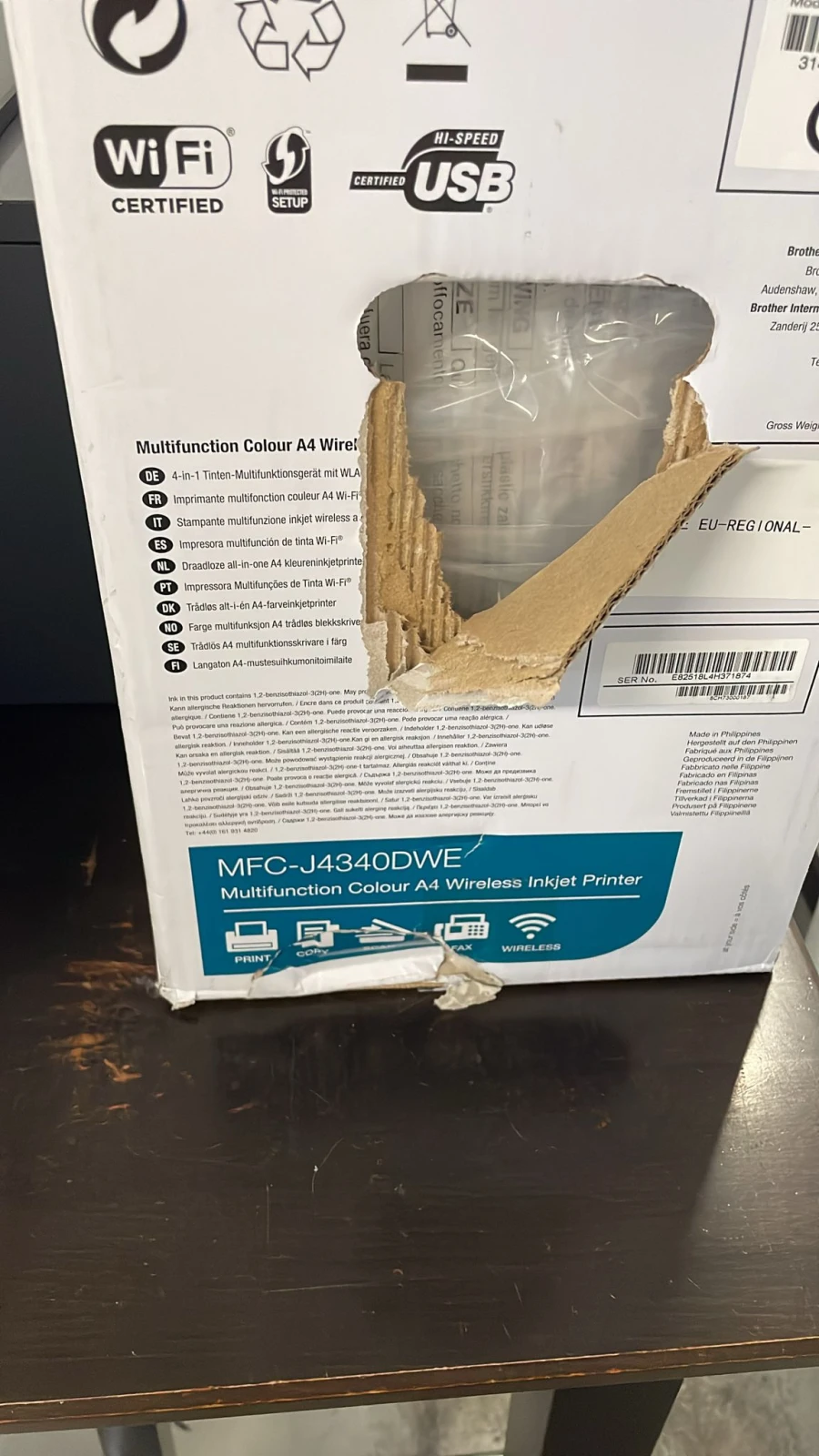 Brother MFC-J4340DWE | Multifunktionsdrucker | Farbe | Tintenstrahl | WLAN